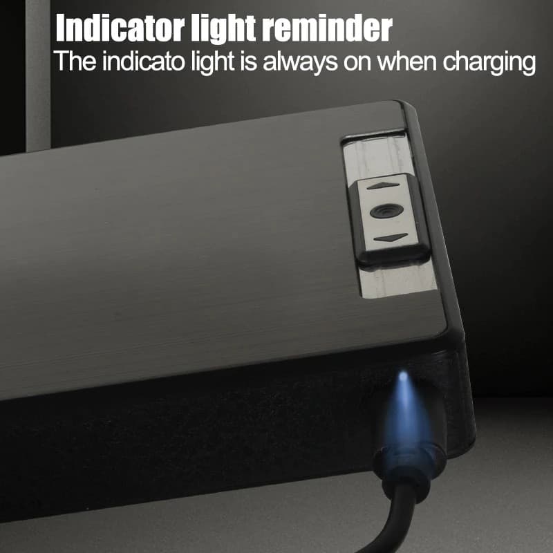 Cigarette case with built-in lighter