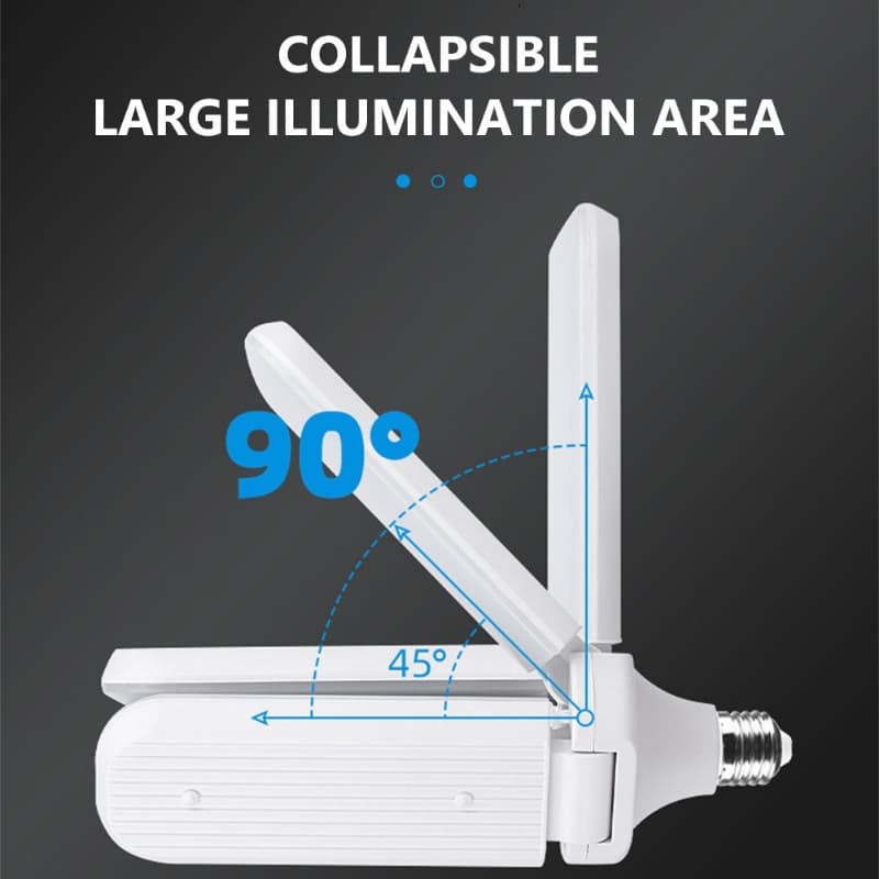 3 leaf led fan light
